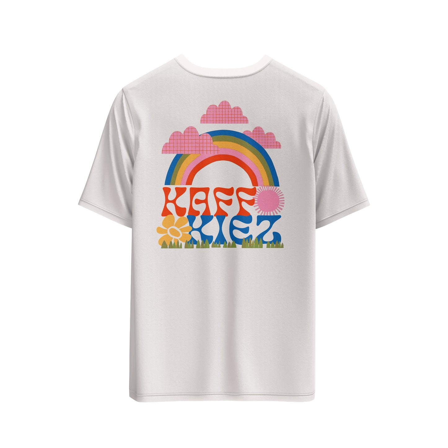 SHIRT - Regenbogen (off-white)