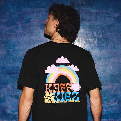 SHIRT - Regenbogen (schwarz)