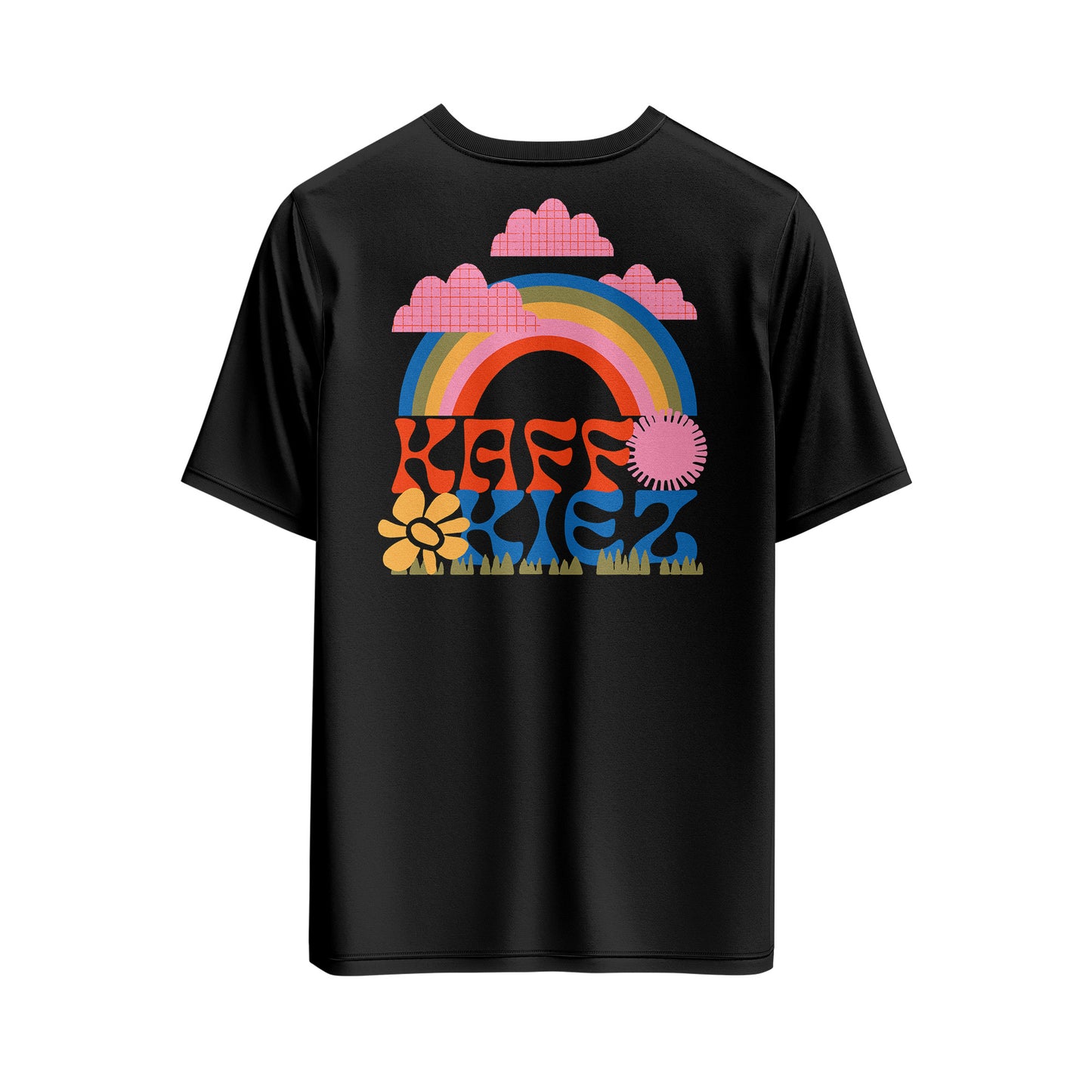 SHIRT - Regenbogen (schwarz)