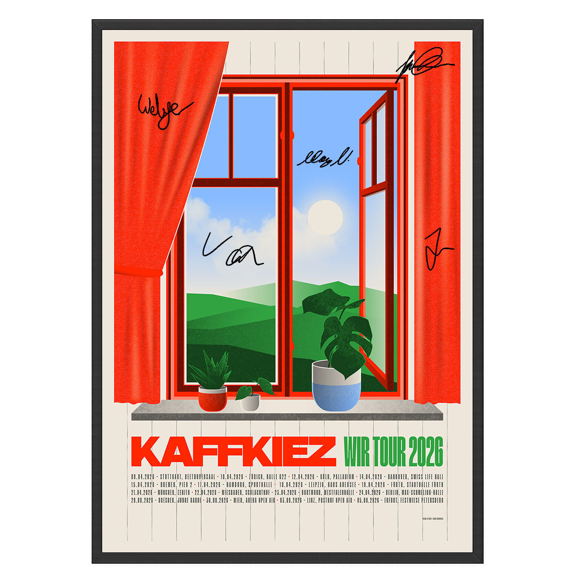 Siebdruckposter (unterschrieben)